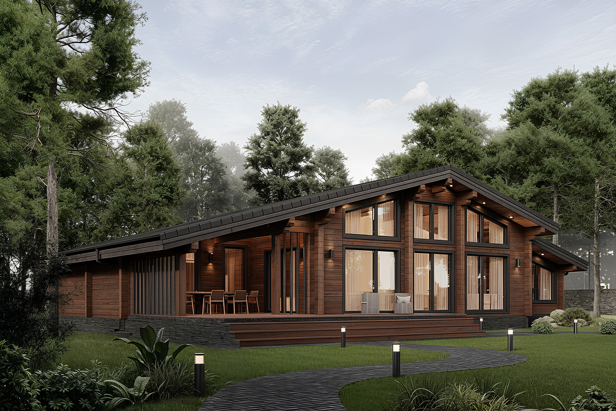 Дом из профилированного бруса VZ-463